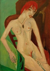 Roodharige door Ernst Ludwig Kirchner